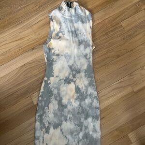 Cotton Citizen Ribbed Ibiza Tie-Dye Mini Dress